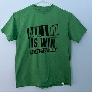 Green Graphic T-Shirt, Youth Medium